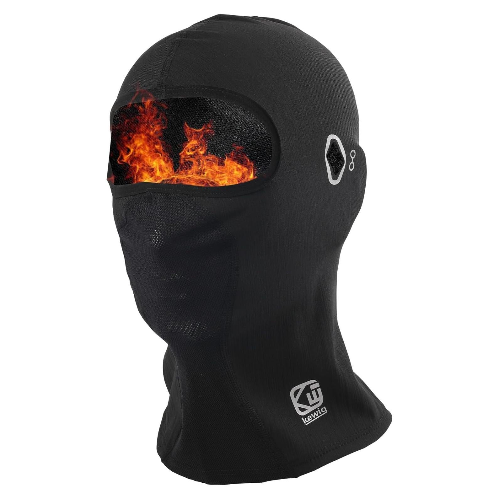 Kewig Balaclava Térmica para Esquí y Ciclismo - Negro
