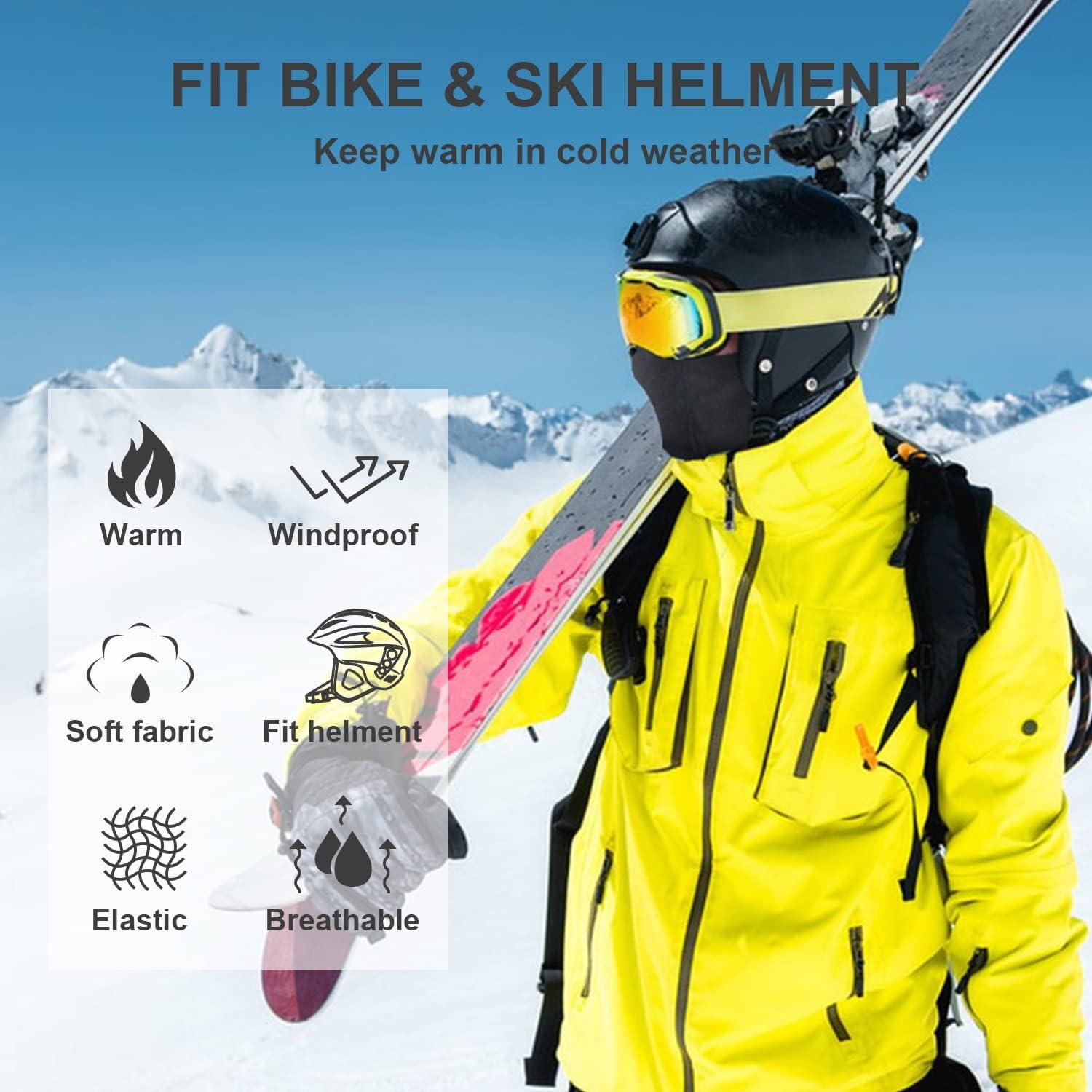 Máscara Balaclava Unisex Souke Sports Negra Invierno