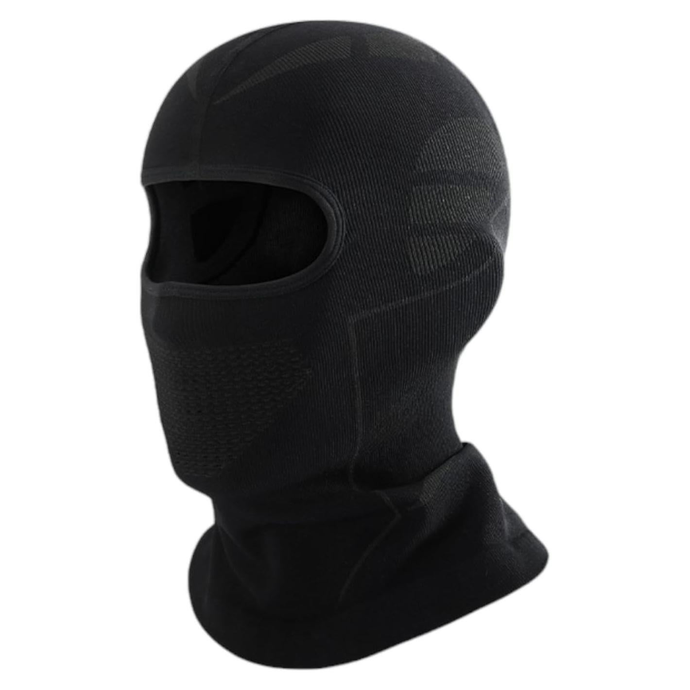 Pasamontañas de Esquí 2THESTARS Negro Térmico Secado Rápido