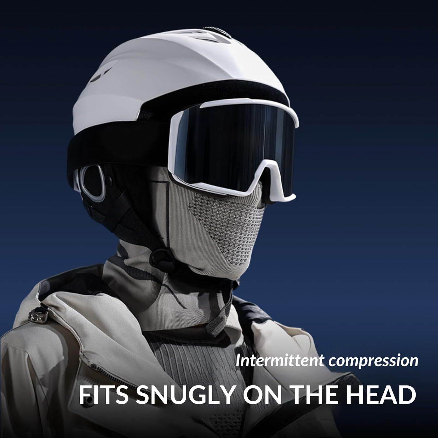 Pasamontañas de Esquí 2THESTARS Negro Térmico Secado Rápido