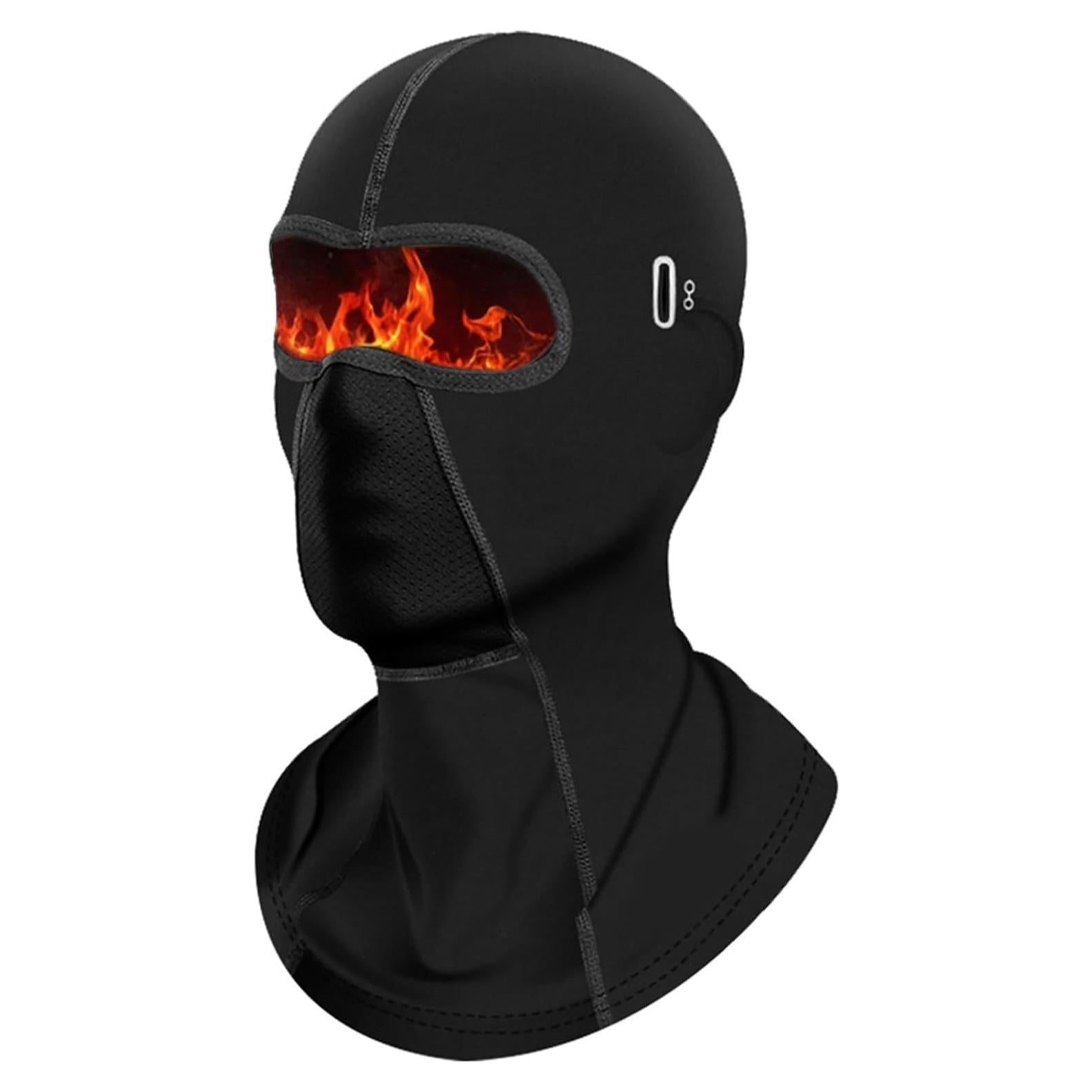 Máscara Balaclava Térmica Voofly para Invierno - Unisex, Negro