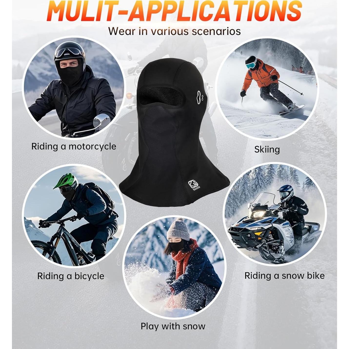 Kewig Balaclava Térmica para Hombres y Mujeres - Protección Frío