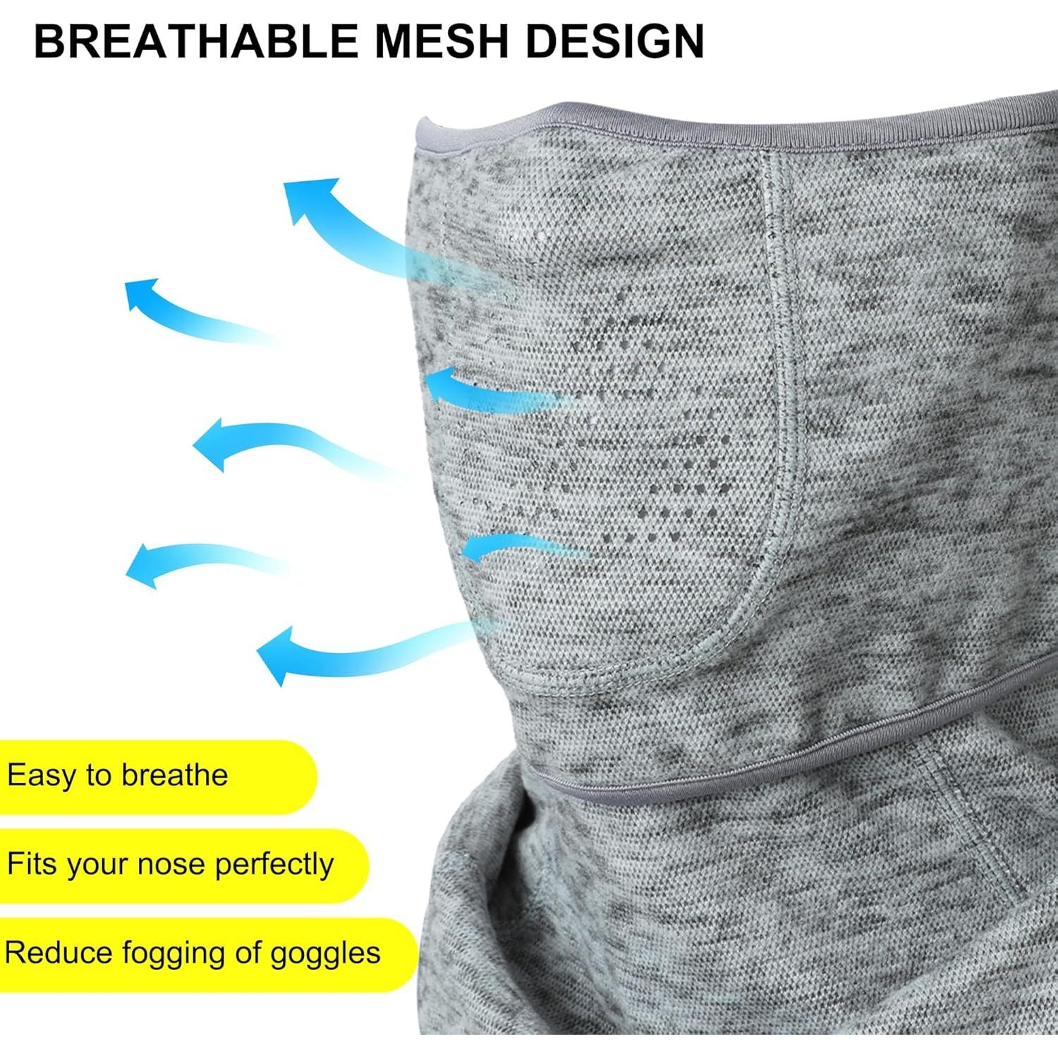 Máscara Balaclava Térmica SAITAG para Esquí y Snowboard