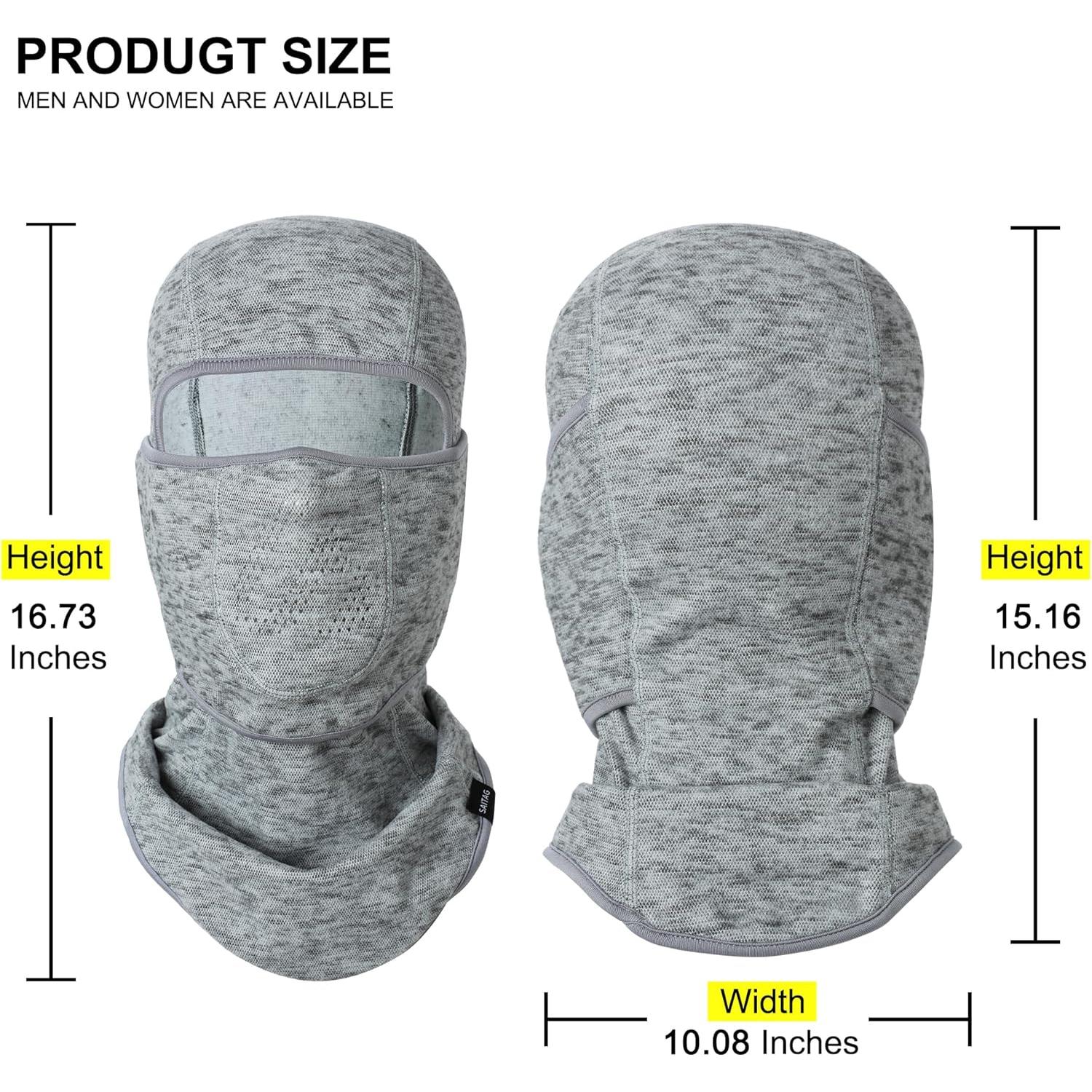 Máscara Balaclava Térmica SAITAG para Esquí y Snowboard