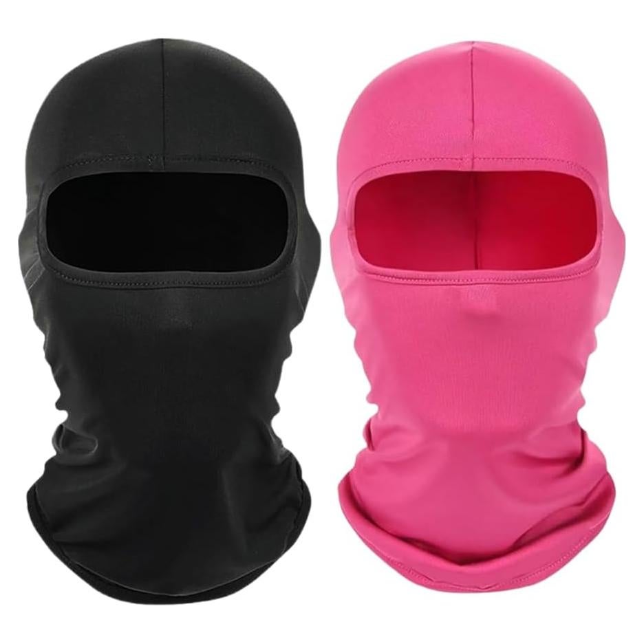 2 Piezas Balaclava Delgada Unisex para Esquí y Actividades al Aire Libre