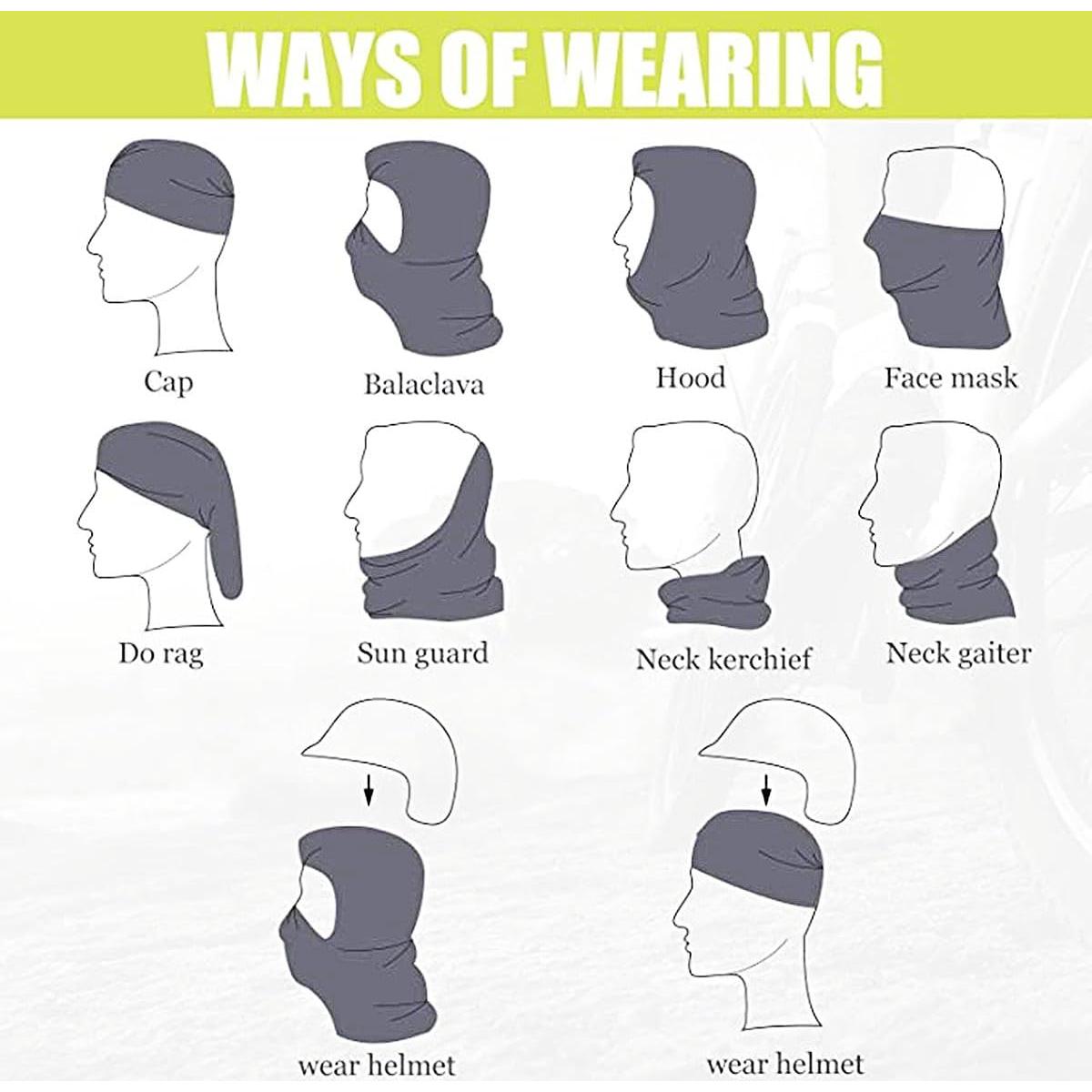 2 Piezas Balaclava Delgada Unisex para Esquí y Actividades al Aire Libre