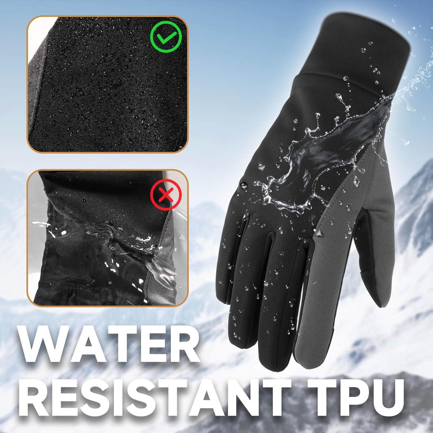 Conjunto Guantes y Balaclava Invierno OZERO - Antideslizantes Táctiles