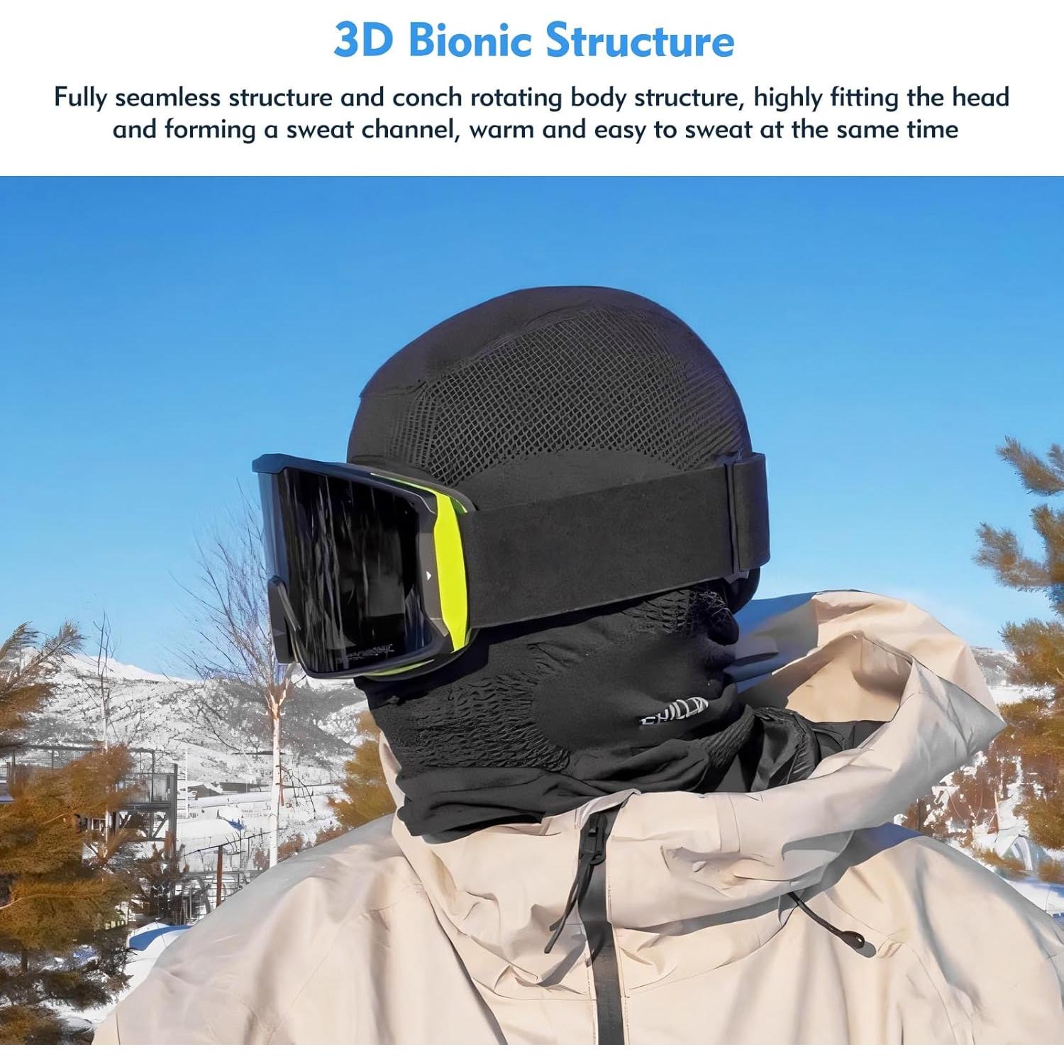 Máscara de Esquí Koppop Térmica Unisex - Balaclava Completa