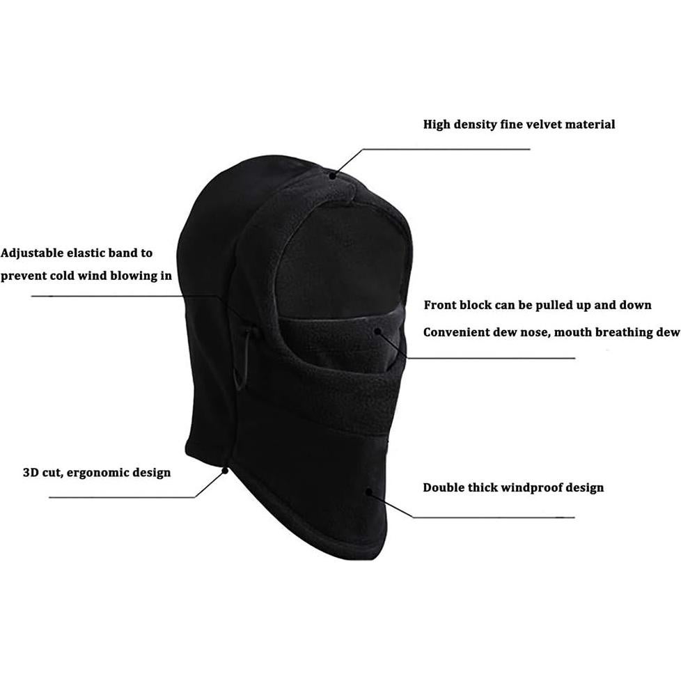 Máscara Balaclava Unisex HIG - Invierno Ajustable y A Prueba de Viento