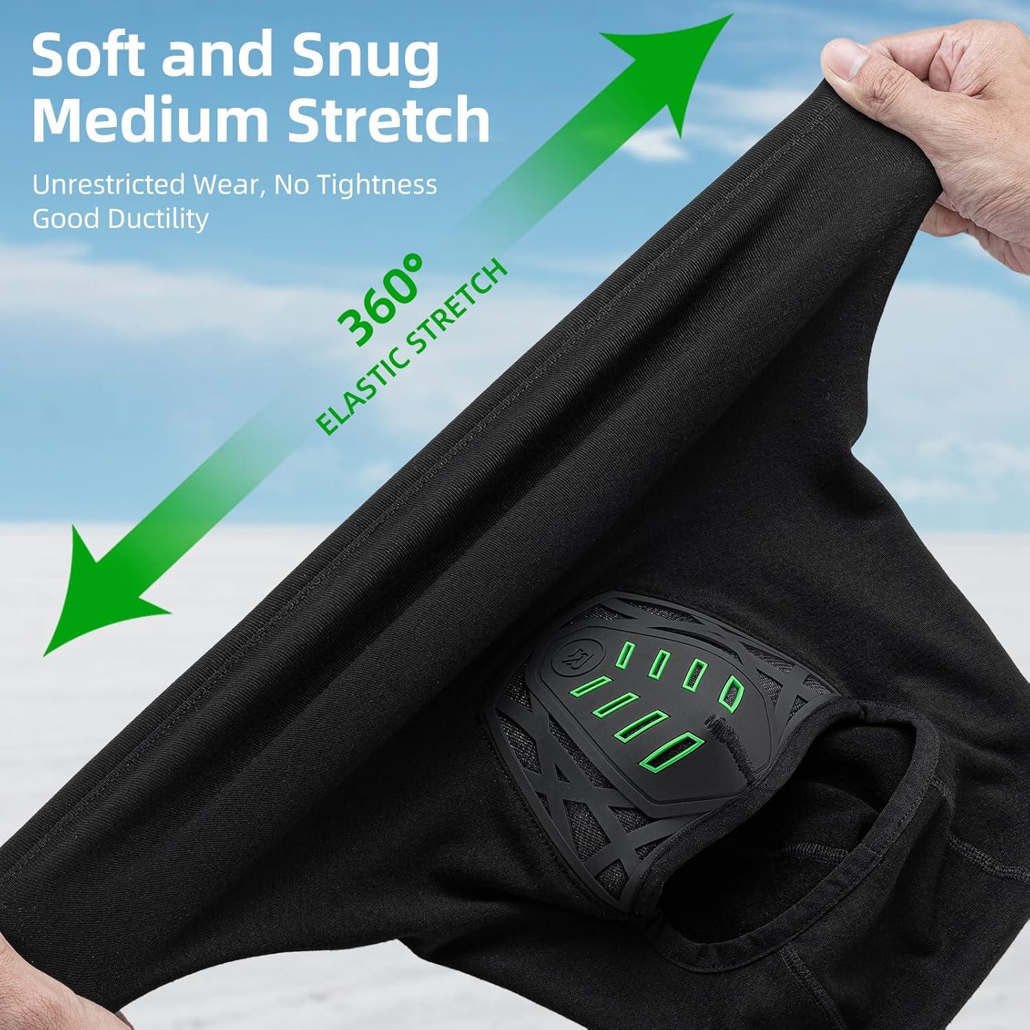 Máscara Balaclava Térmica ROCKBROS Unisex Negro Oscuro