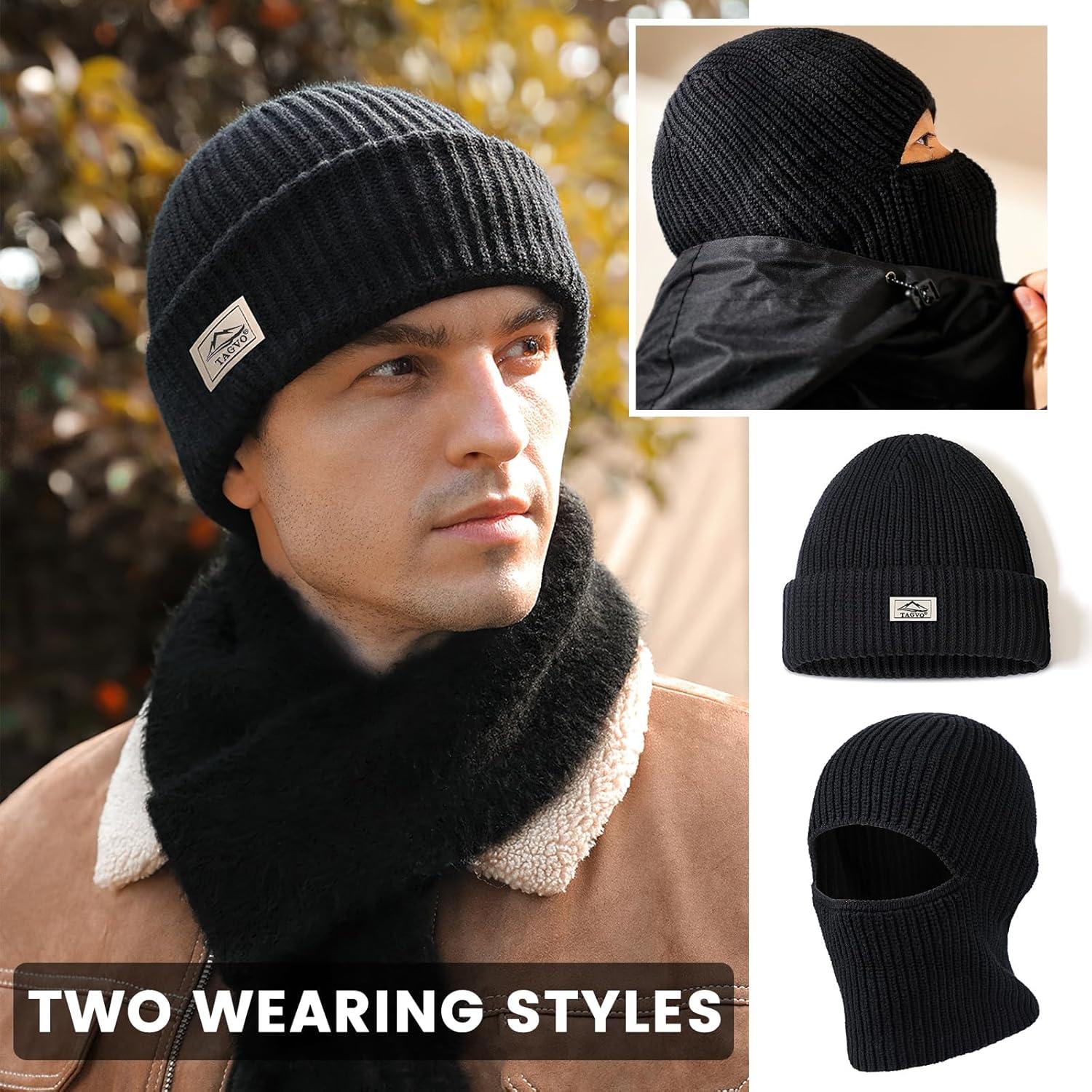 Balaclava Esquí TAGVO Negra - Gorro Térmico Multifuncional