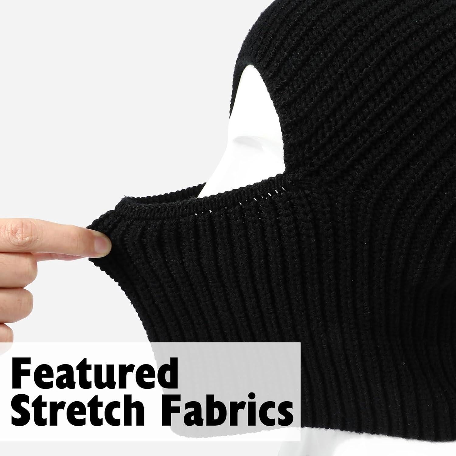 Balaclava Esquí TAGVO Negra - Gorro Térmico Multifuncional