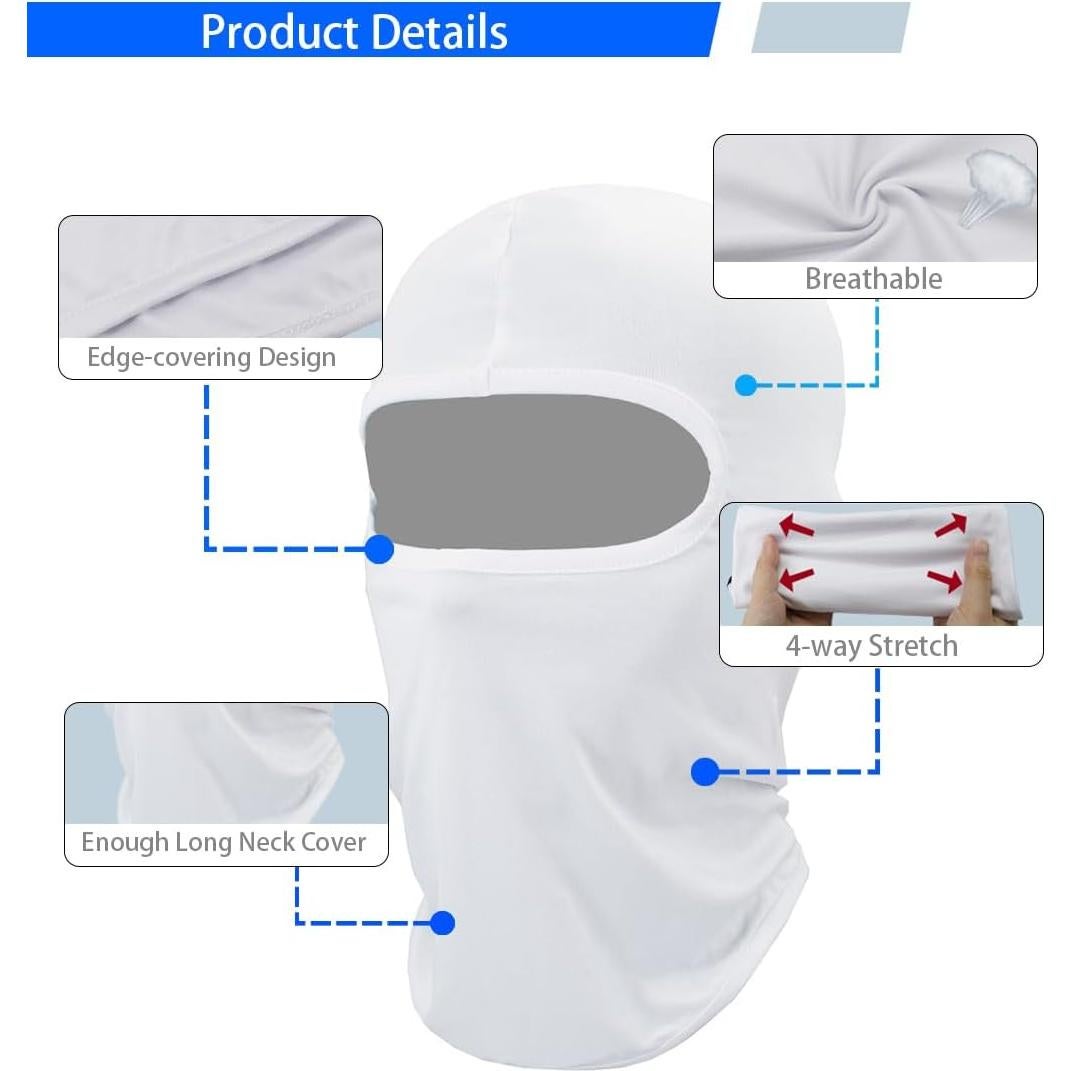 Máscara Balaclava Verano Unisex - Suave y Transpirable