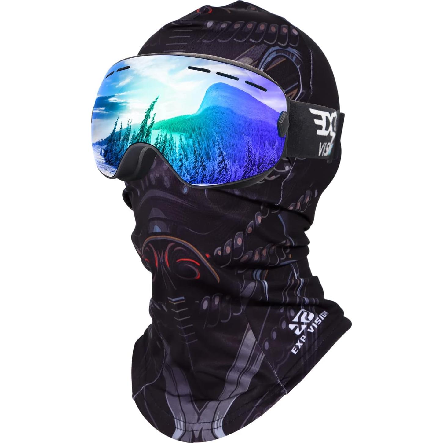Máscara Balaclava A Prueba de Viento EXP VISION Negra