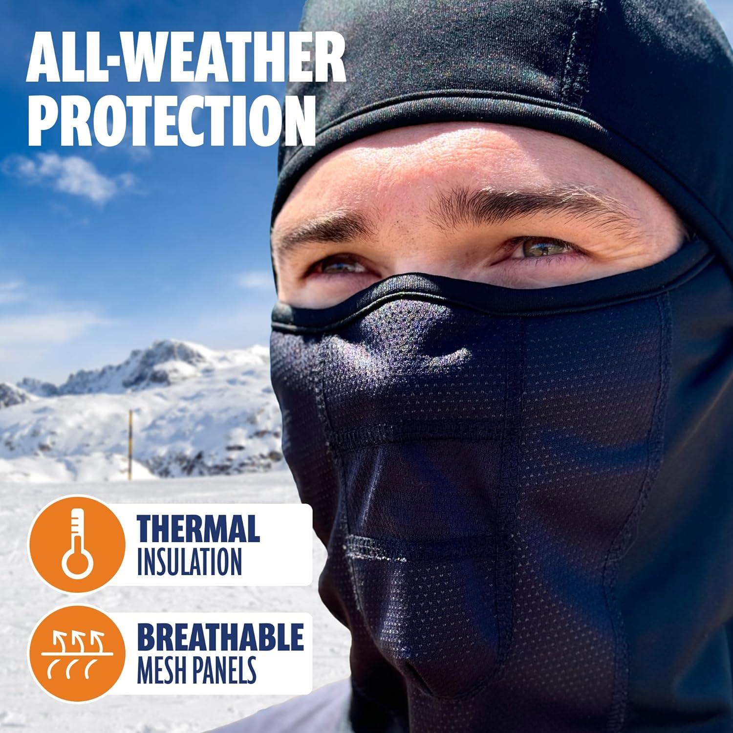 Máscara Balaclava de Invierno SUN NINJA para Esquiar y Ciclismo