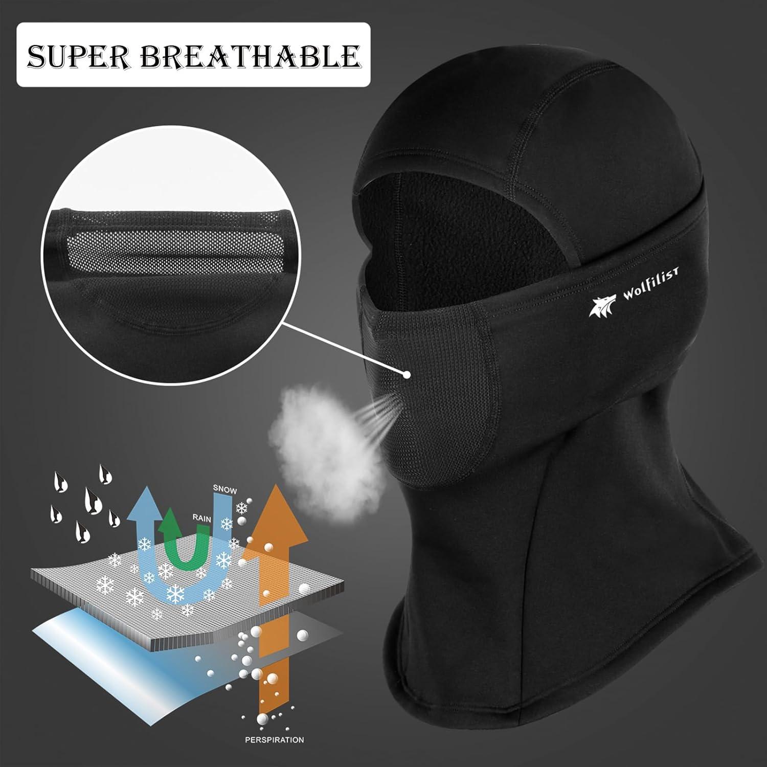 Máscara Balaclava Térmica Polar Unisex para Esquí - 1 PC