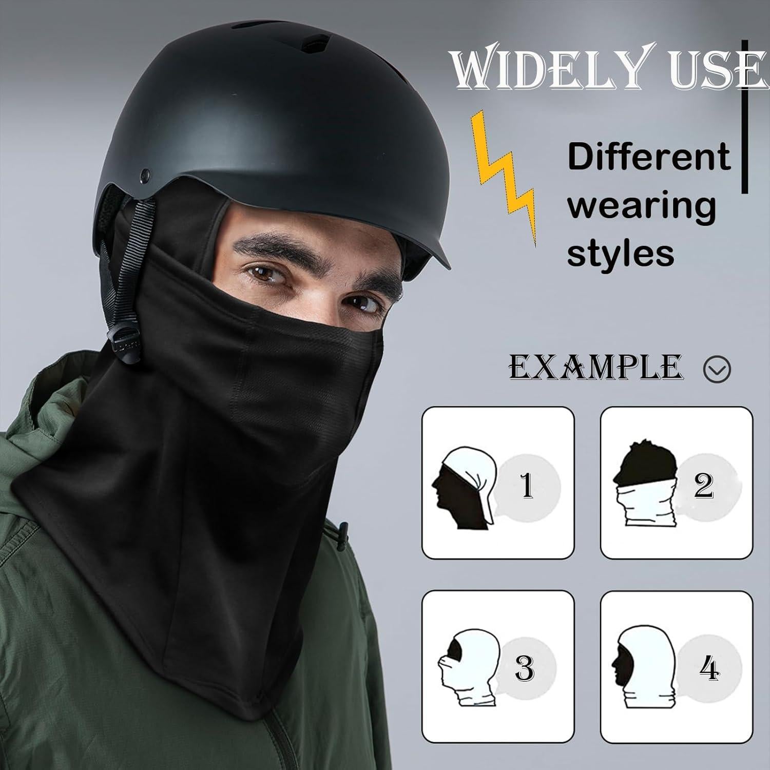 Máscara Balaclava Térmica Polar Unisex para Esquí - 1 PC