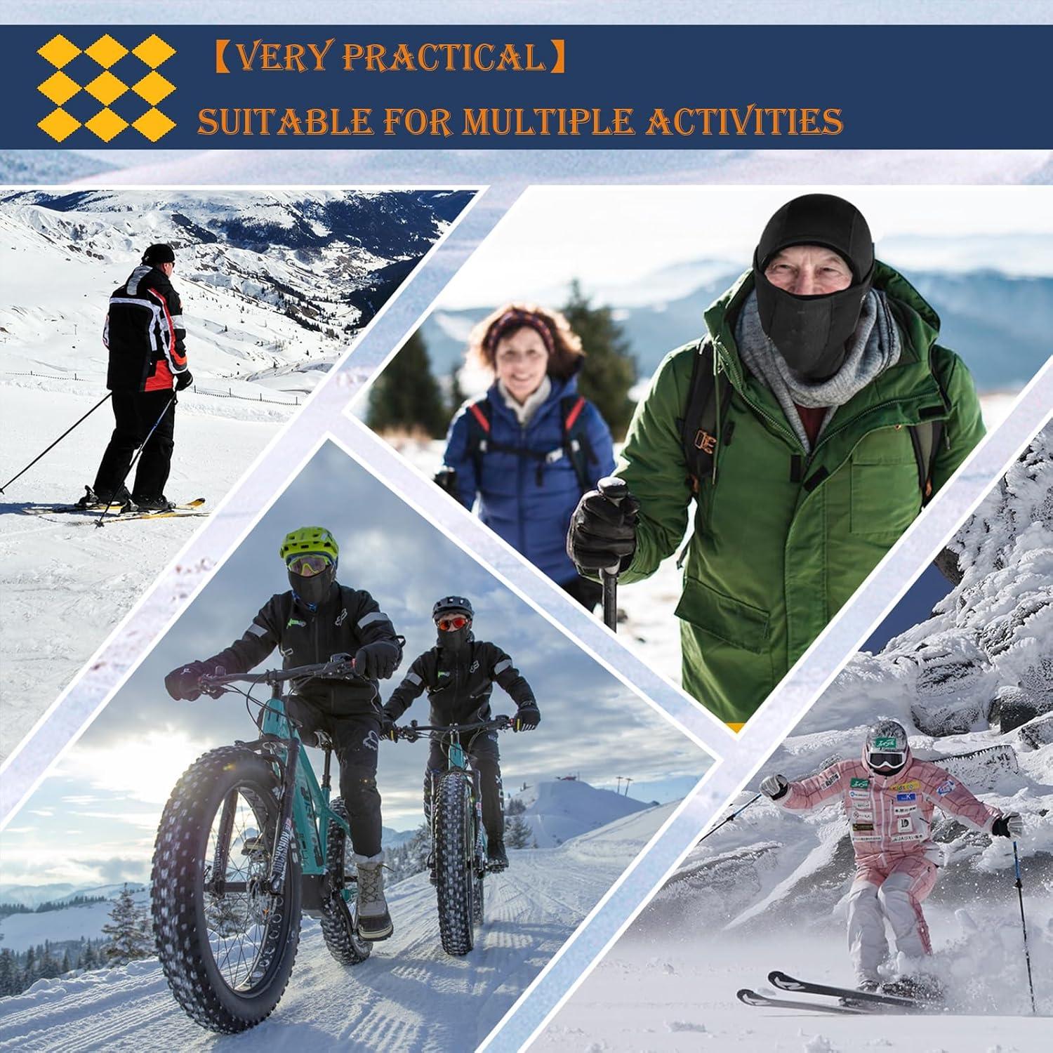 Máscara Balaclava Térmica Polar Unisex para Esquí - 1 PC