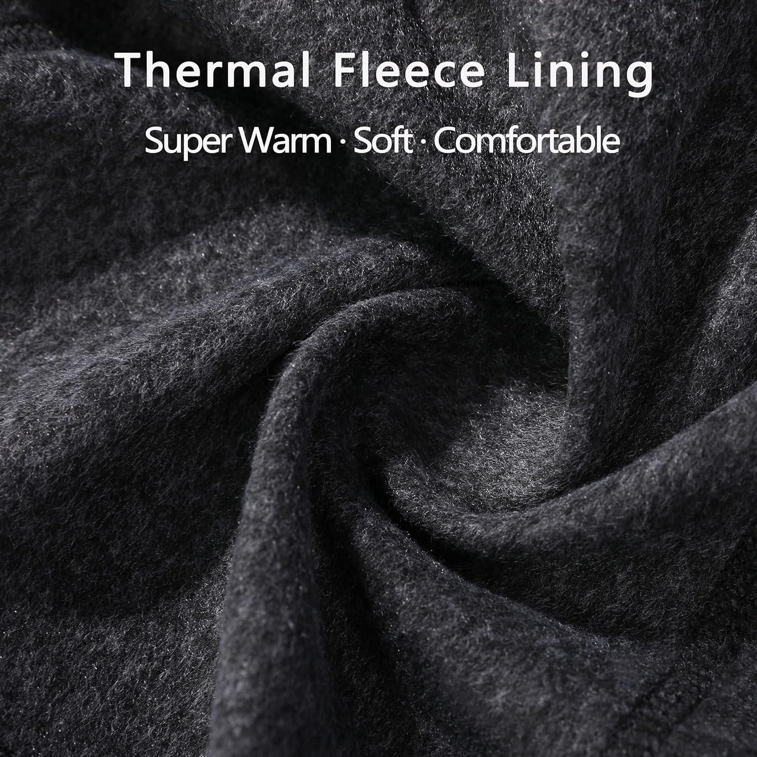 Máscara de Esquí YAYOUREL Balaclava Térmica Unisex Negra