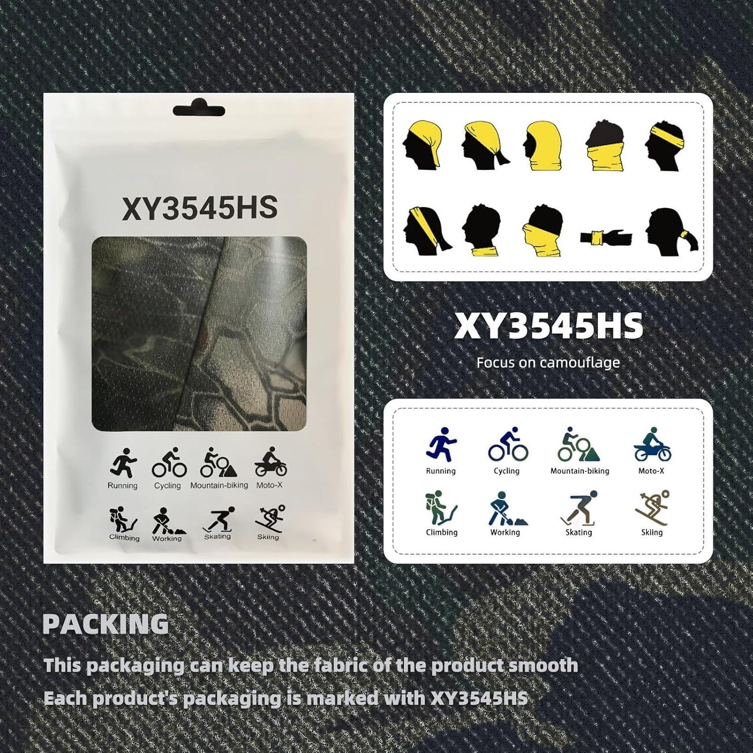 Pasamontañas Camo XY3545HS Unisex Cálido Invierno 40.64 cm