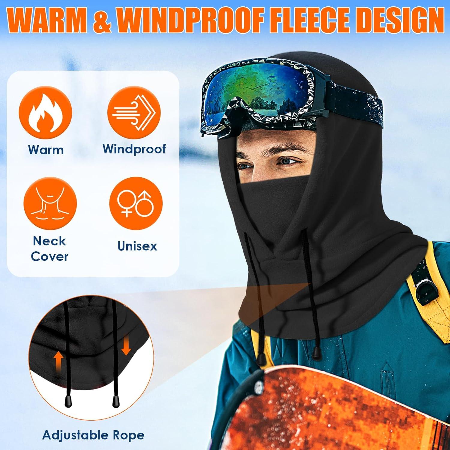 Pasamontañas de Invierno Finvizo Forro Polar Ajustable