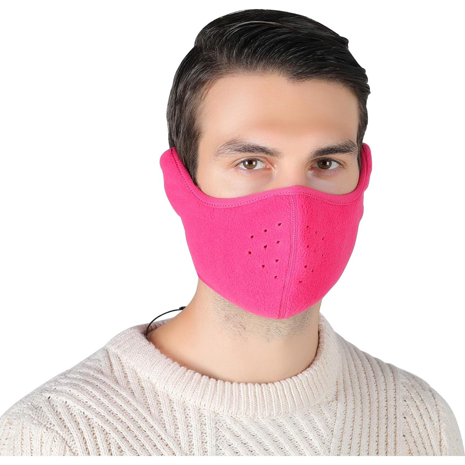 Máscara Balaclava Unisex Ganway KZ-B Rosa para Esquí y Ciclismo