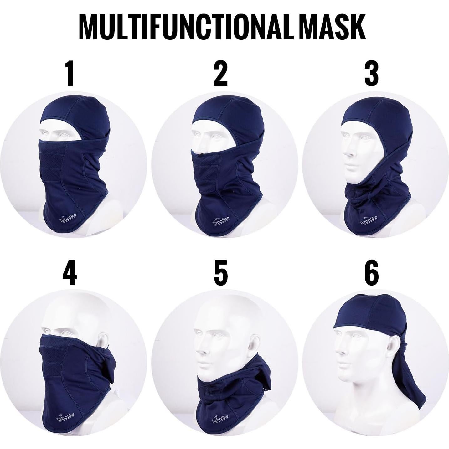 Máscara Balaclava TurboSke Resistente al Viento y Agua - Unisex