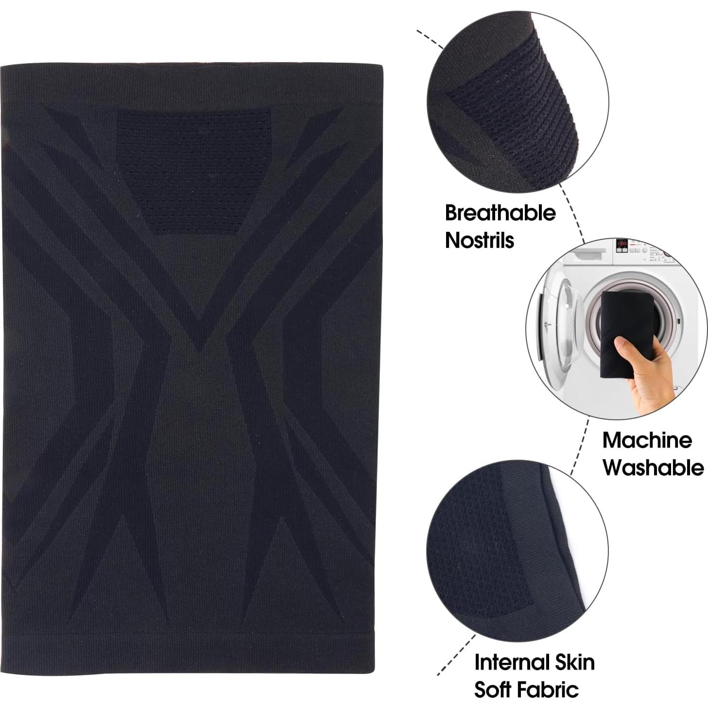 Gaiter de Cuello Invierno Unisex Negro - Máscara Balaclava