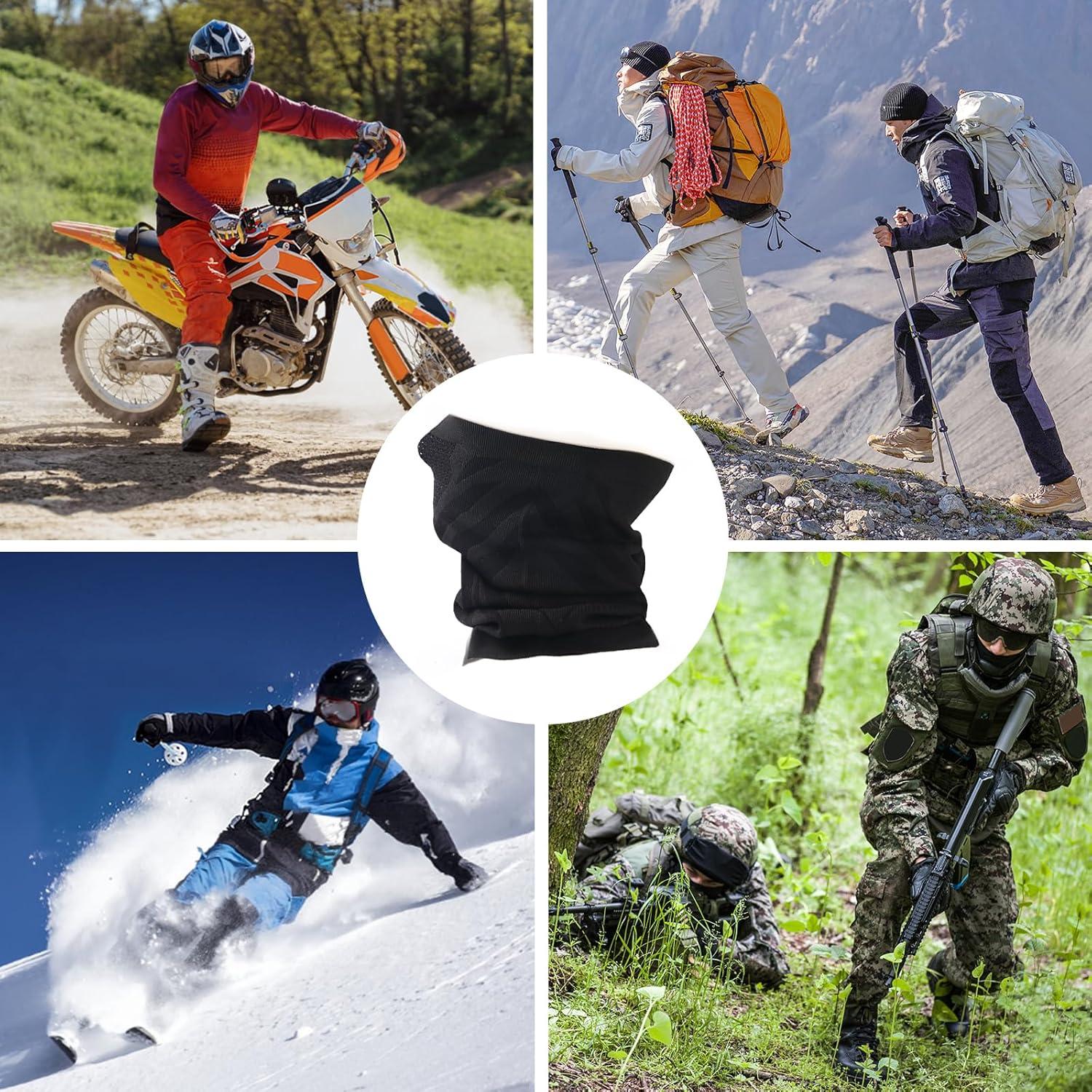 Gaiter de Cuello Invierno Unisex Negro - Máscara Balaclava