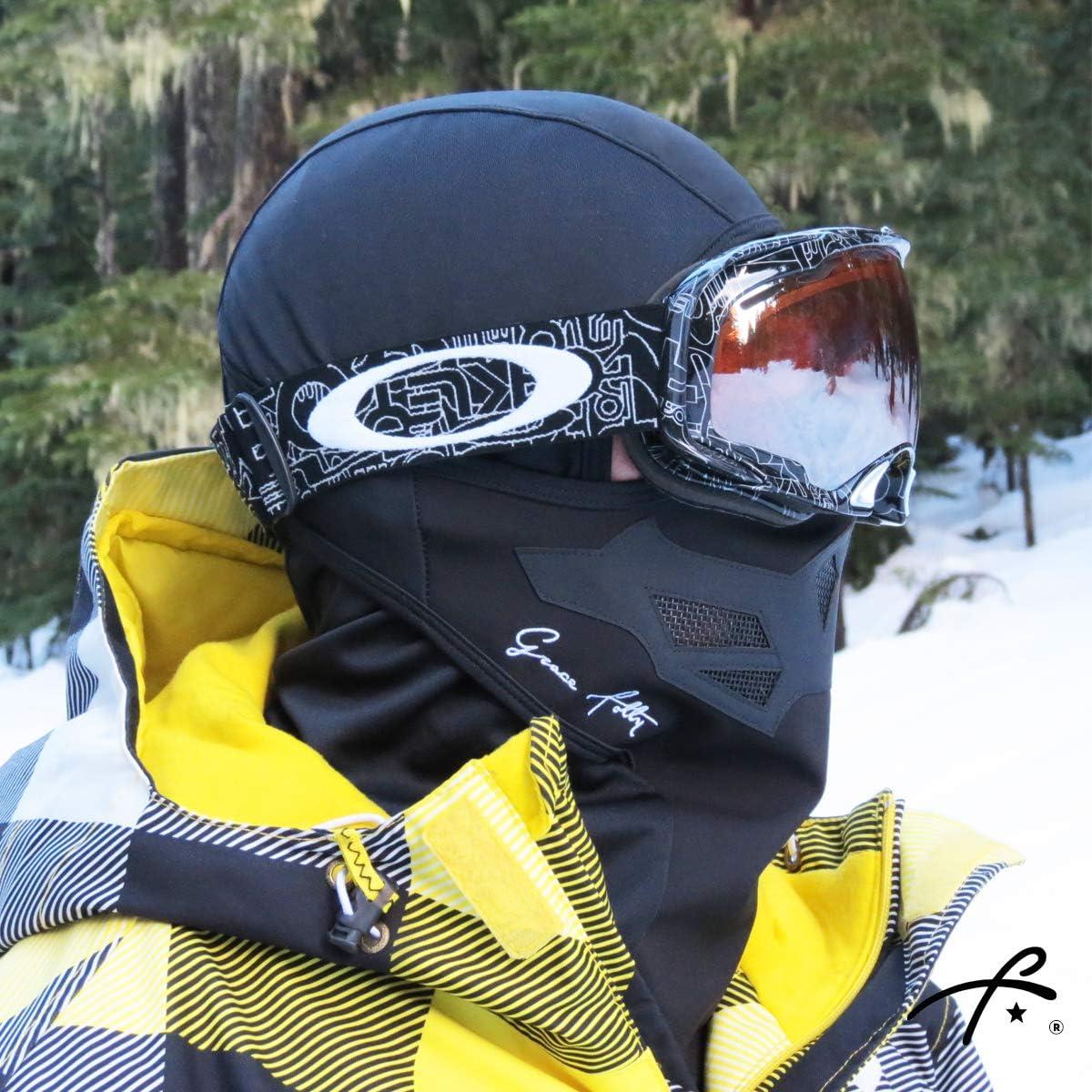 Máscara Balaclava Grace Folly para Esquí y Snowboard - Gris