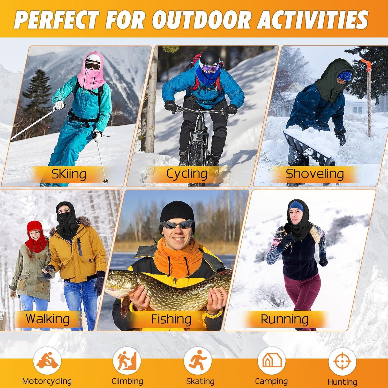 Máscara Balaclava de Invierno Fivali - Forro Polar Cálido