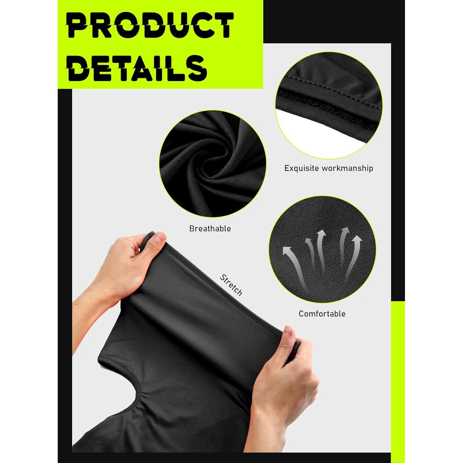SATINIOR 6 Pcs Balaclava de Esquí UV para Hombres y Mujeres
