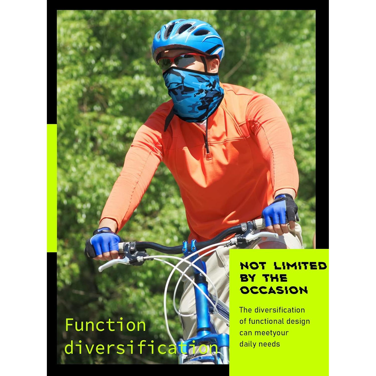 SATINIOR 6 Pcs Balaclava de Esquí UV para Hombres y Mujeres