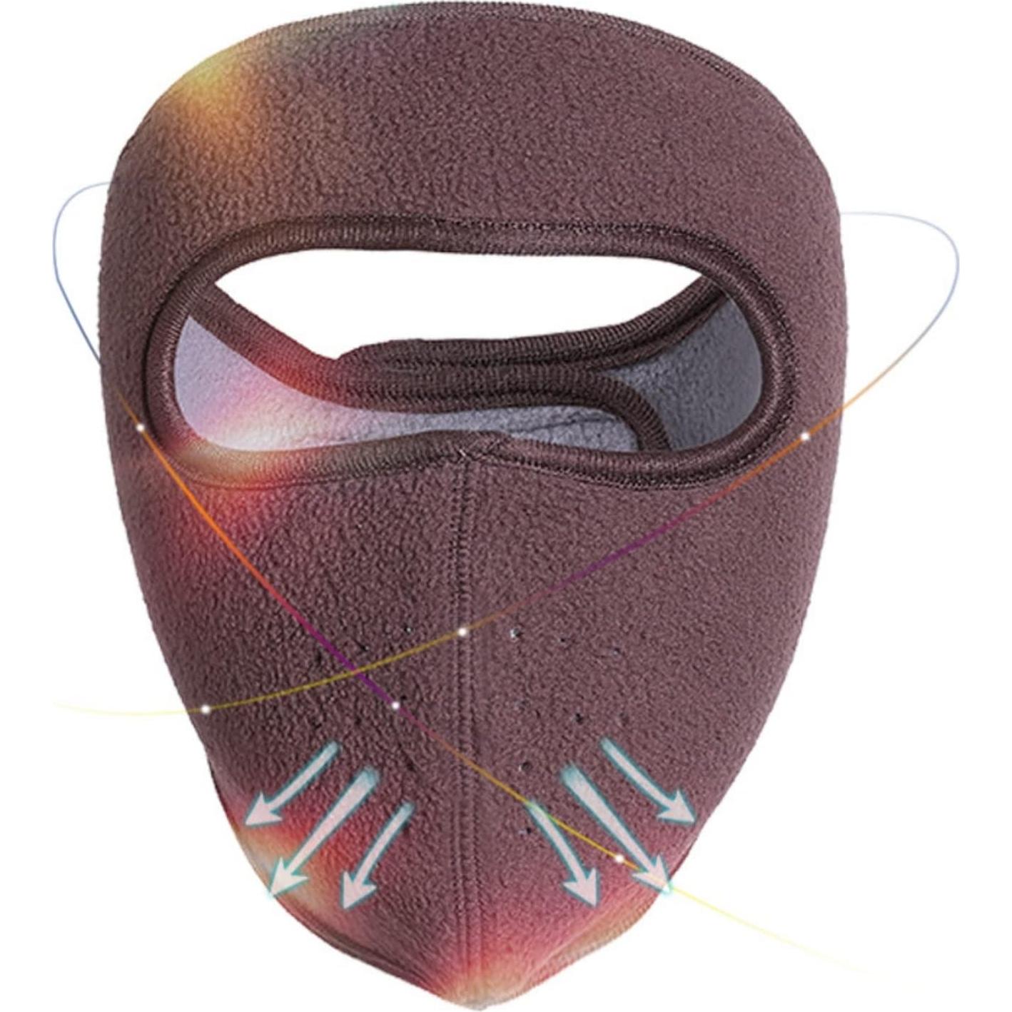 Máscara de Forro Polar Unisex para Esquí y Ciclismo - Ajustable