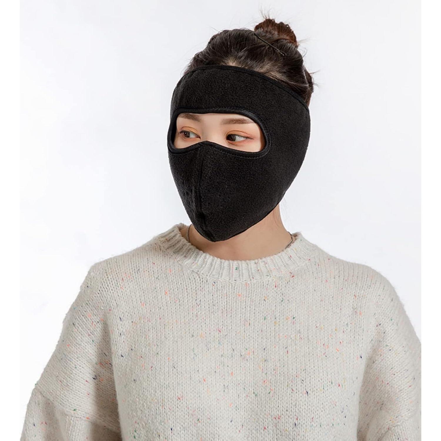 Máscara de Forro Polar Unisex para Esquí y Ciclismo - Ajustable