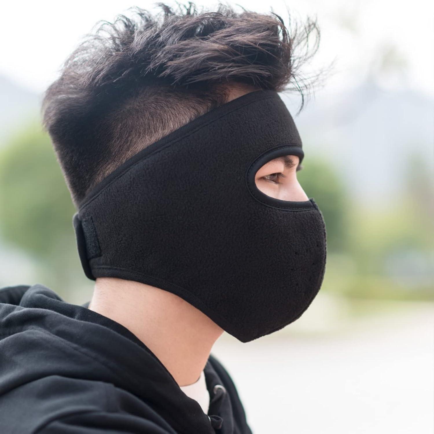 Máscara de Forro Polar Unisex para Esquí y Ciclismo - Ajustable