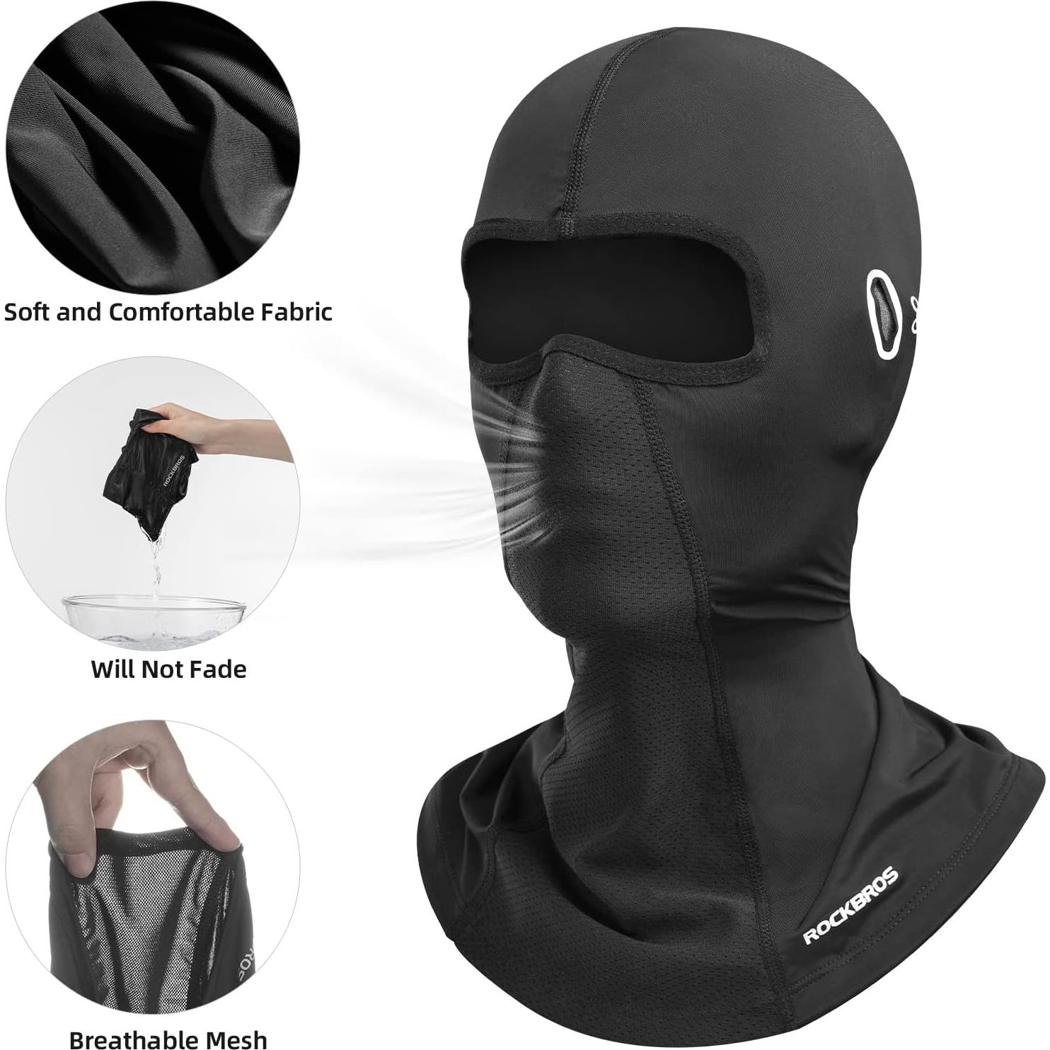 Balaclava ROCKBROS Enfriadora Unisex para Ciclismo y Motocicleta