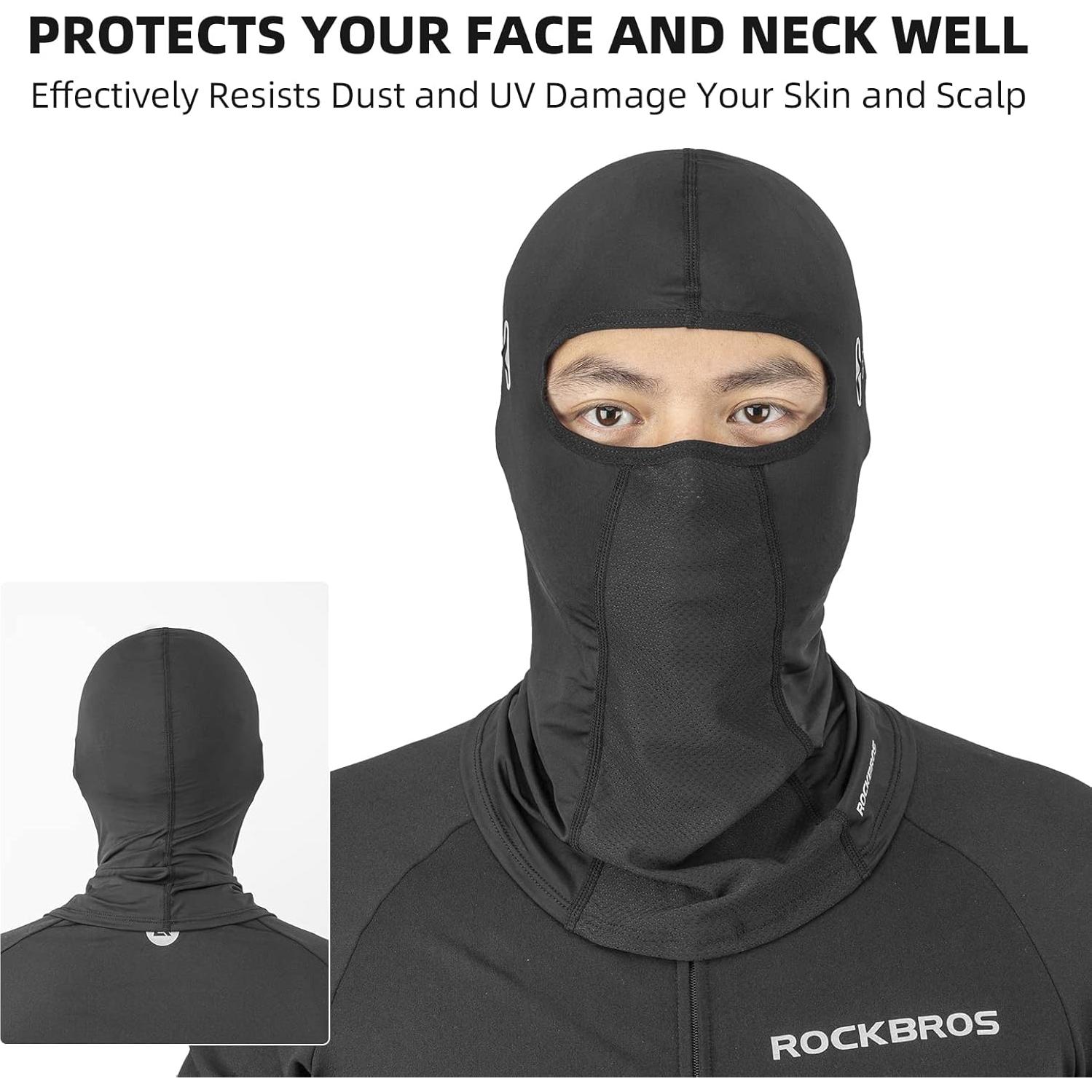Balaclava ROCKBROS Enfriadora Unisex para Ciclismo y Motocicleta