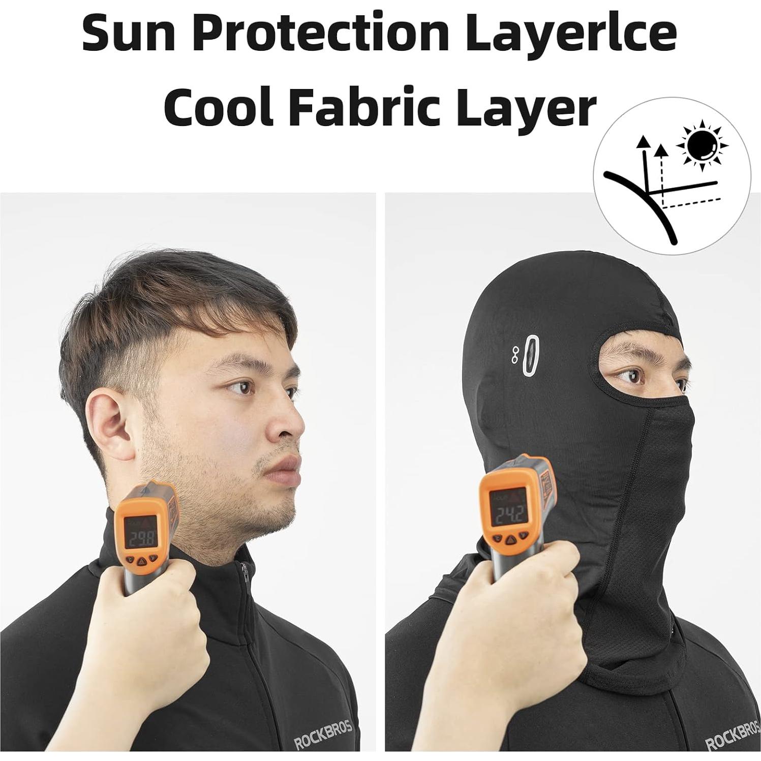 Balaclava ROCKBROS Enfriadora Unisex para Ciclismo y Motocicleta