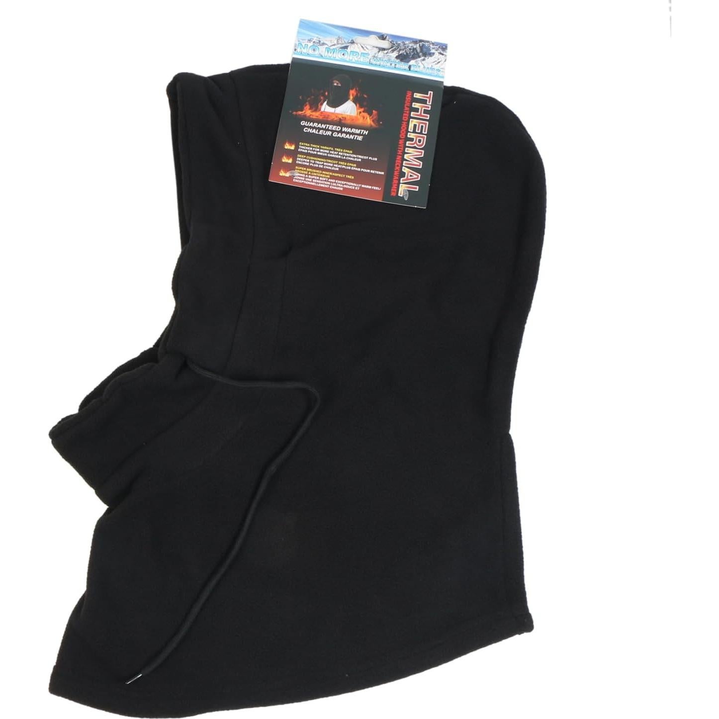 Balaclava Térmica Unisex Forro Polar Negro 54cm