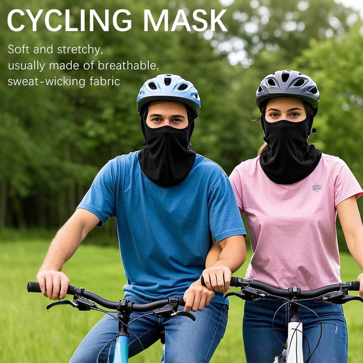 15 PCS Máscara de Esquí Balaclava Negra UV para Hombres/Mujeres