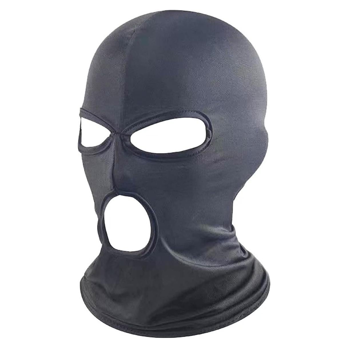 Máscara Balaclava Completa Unisex Gris Oscuro 3 Agujeros