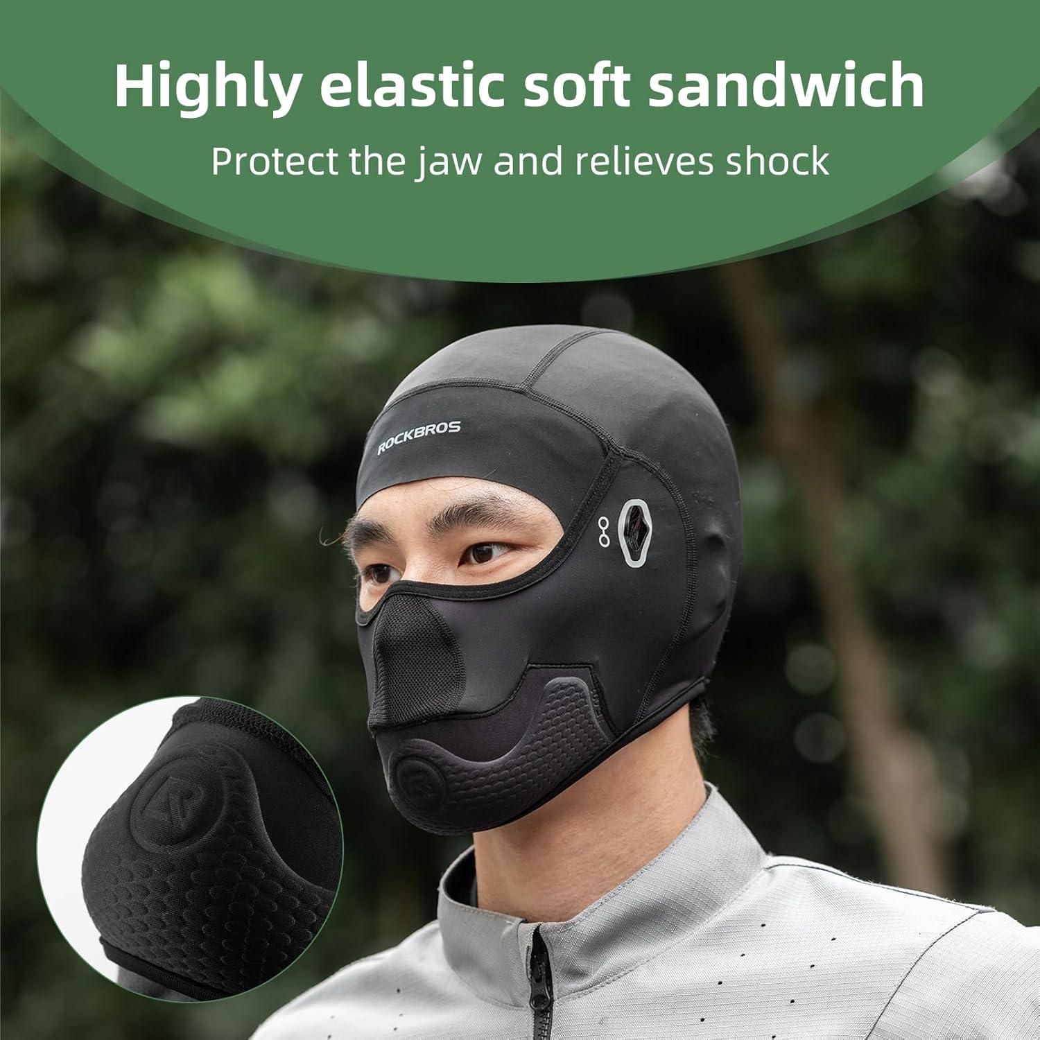 Máscara Balaclava Refrigerante ROCKBROS para Ciclismo - Transpirable y Absorbente de Sudor