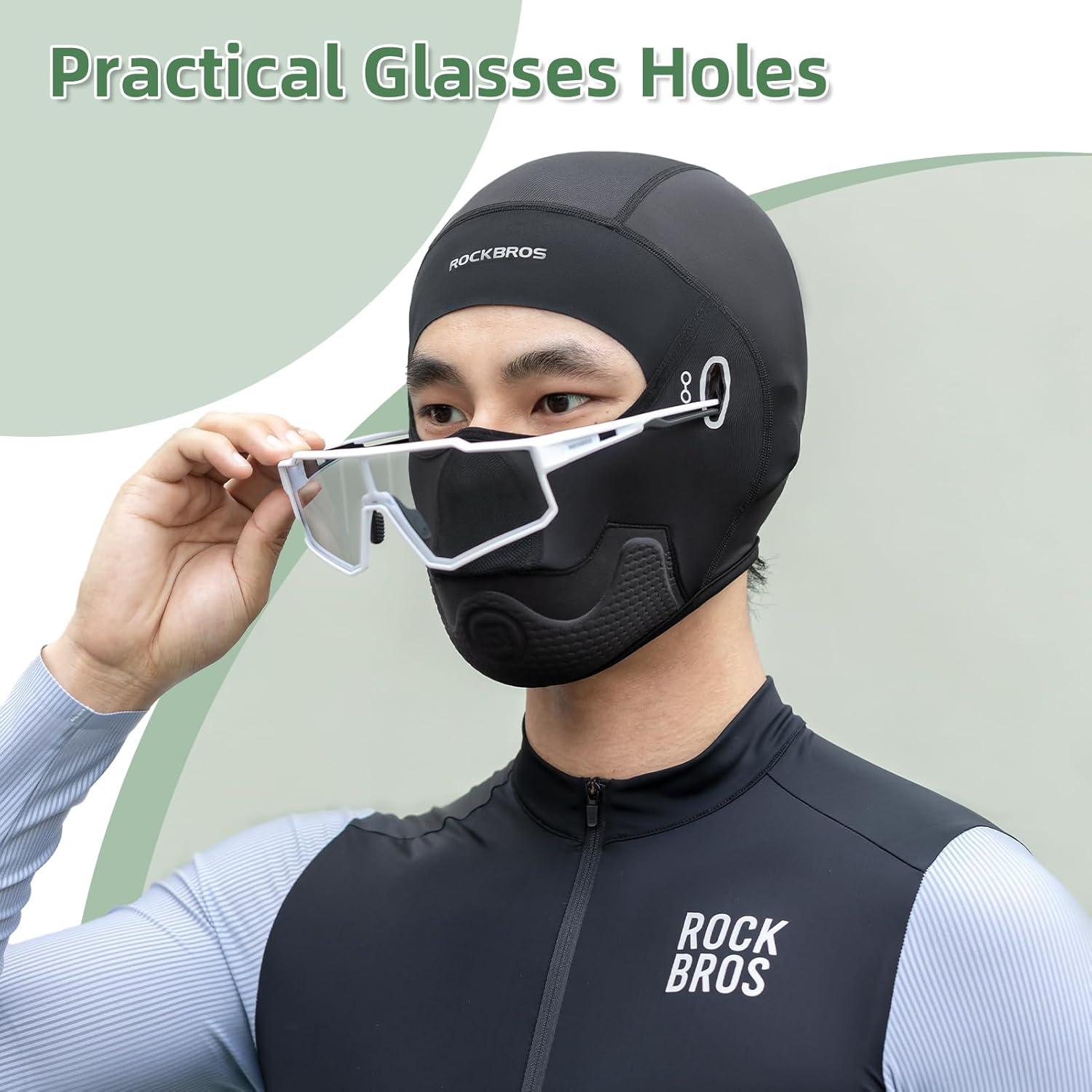 Máscara Balaclava Refrigerante ROCKBROS para Ciclismo - Transpirable y Absorbente de Sudor