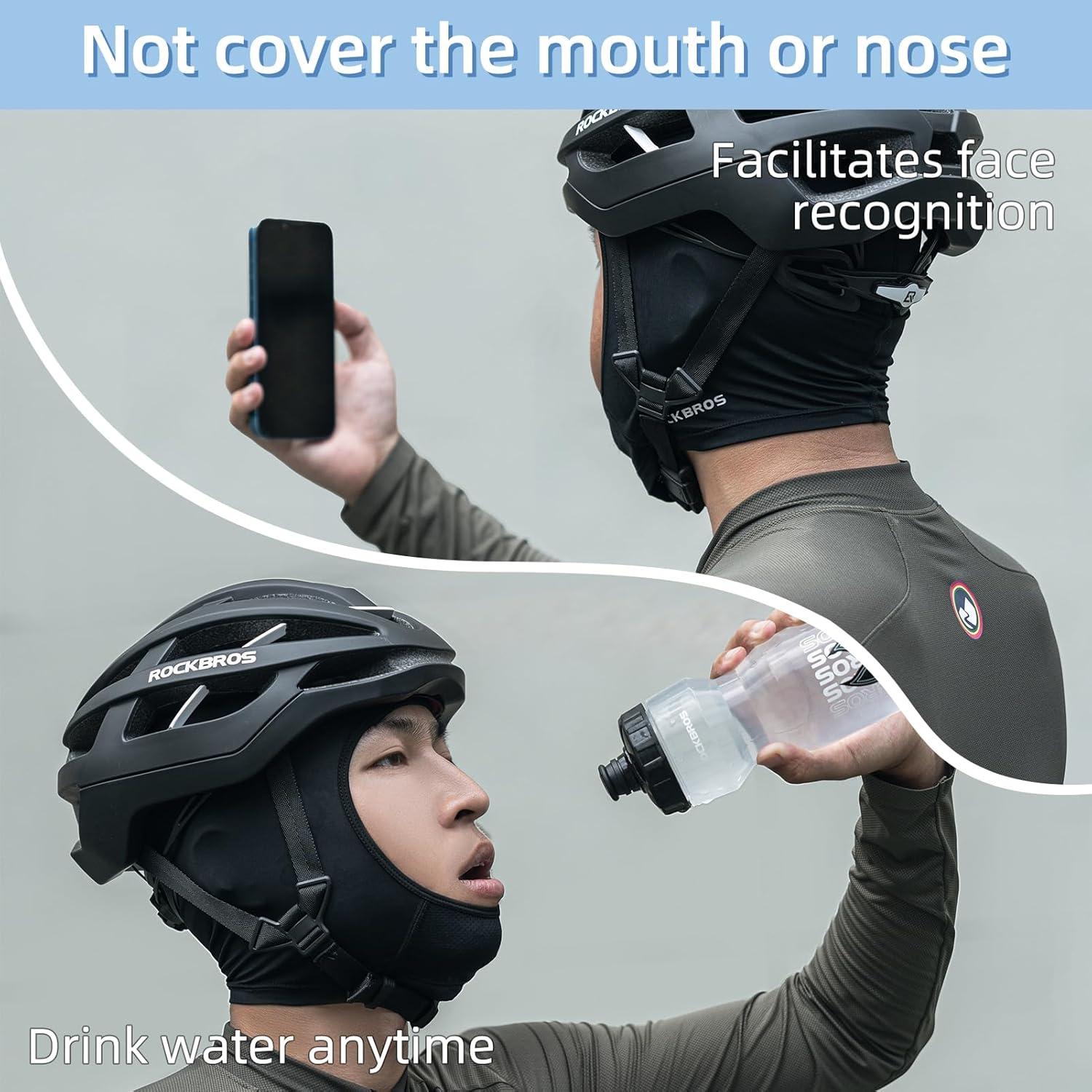 Máscara Balaclava Refrigerante ROCKBROS UV50 Gorro de Calavera