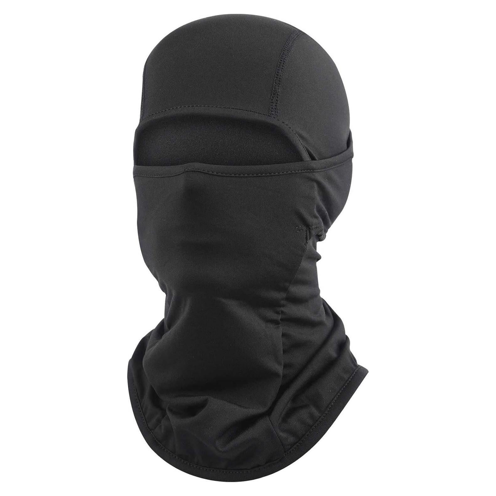 Máscara de Esquí Balaclava Unisex Negra para Clima Frío