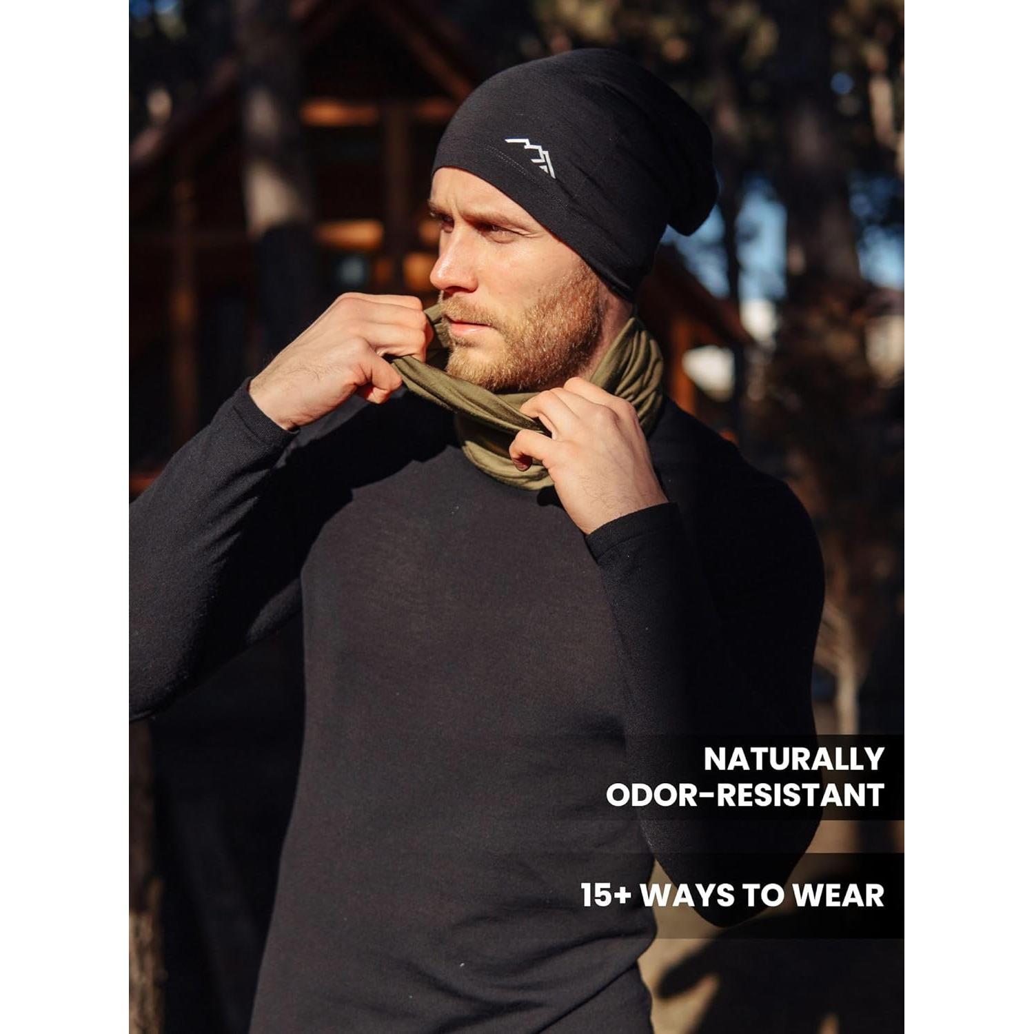 Gaiter de Cuello Merino.tech - Máscara Facial Unisex 100% Lana