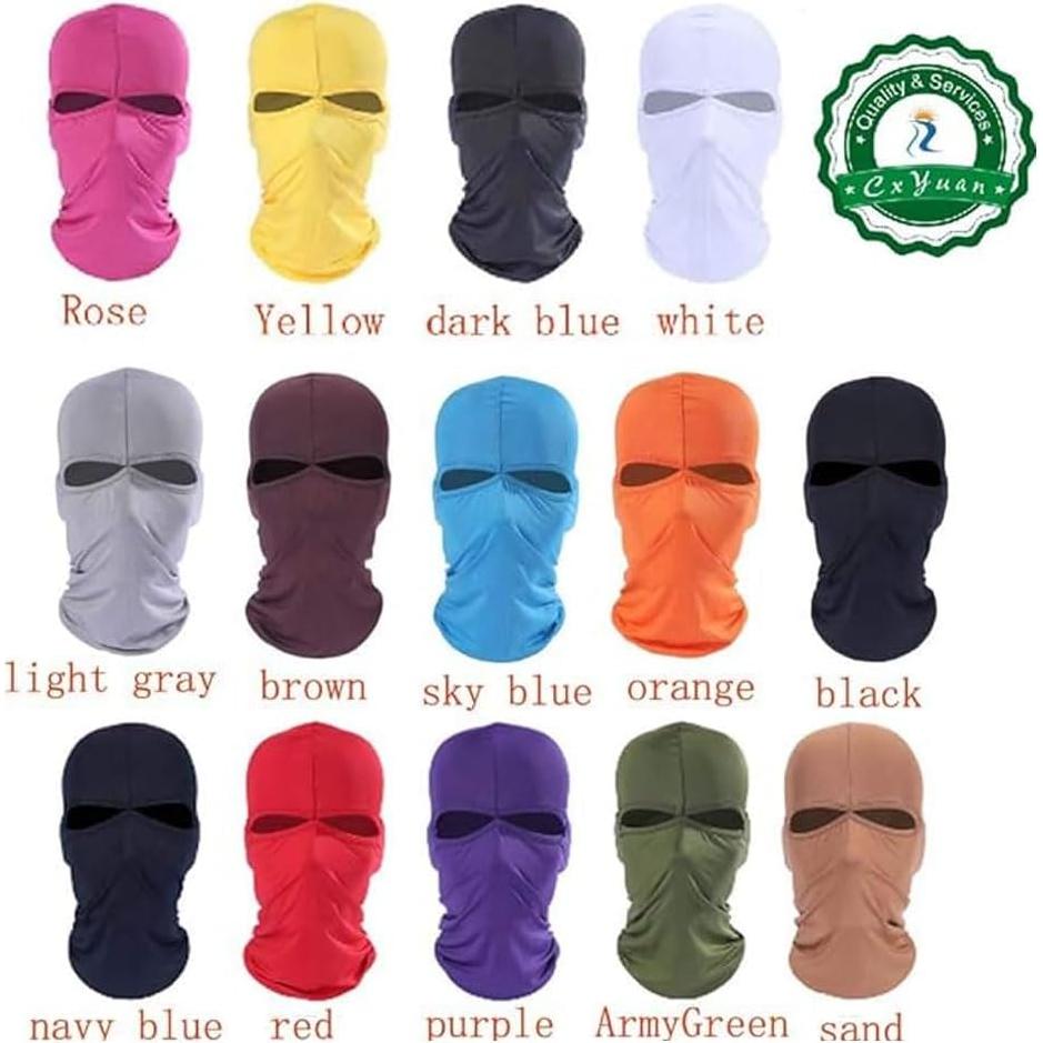 3 Máscaras Térmicas de Cara Completa Genérico para Ciclismo