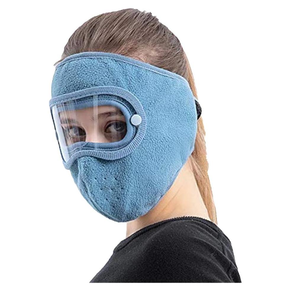 Máscara Térmica de Invierno Unisex Azul - Protección Completa