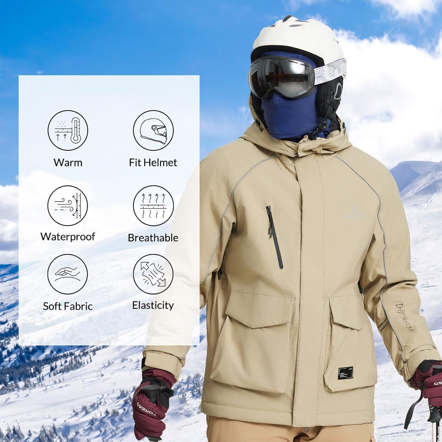 Baleaf Balaclava Resistente al Agua Unisex - Cálida y Versátil